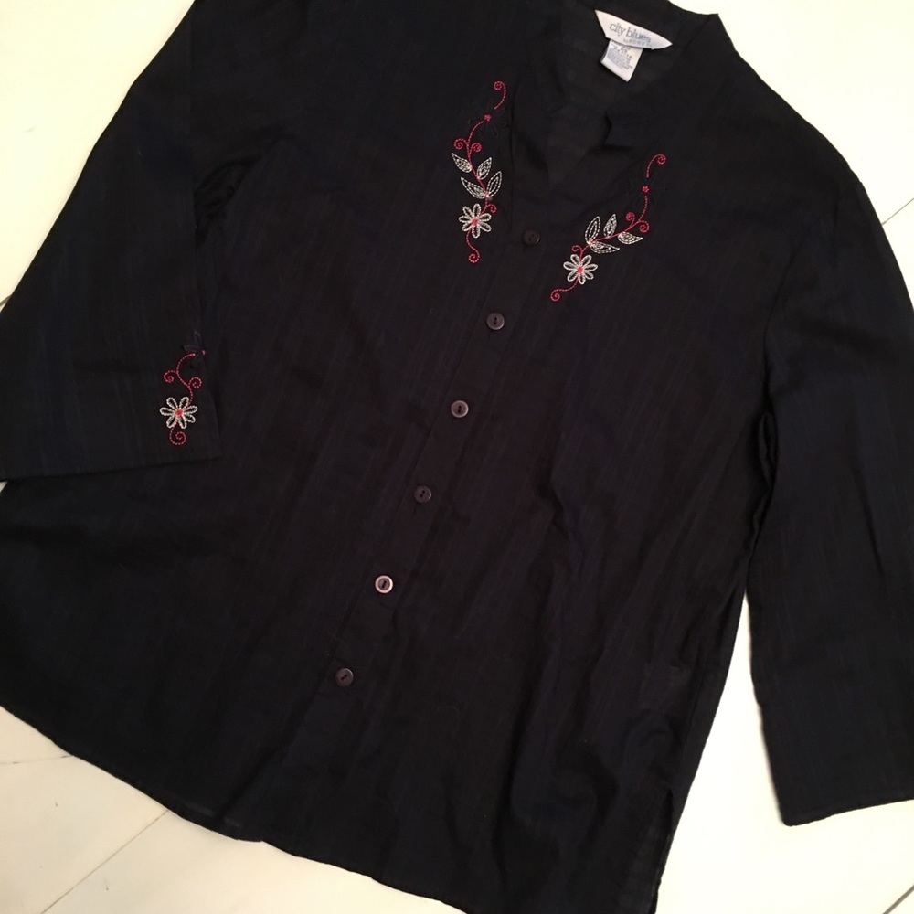 “city blues by KORET” Black Tunic